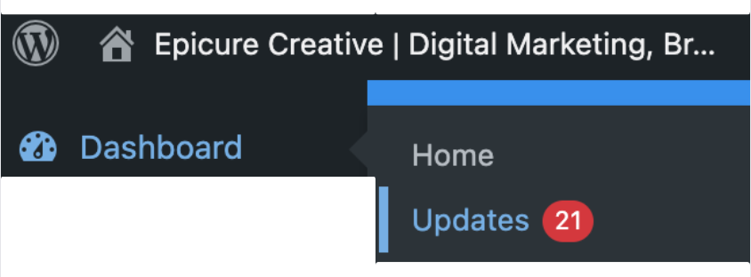 Epicure Creative - Blog Post Image - Safely Update Wordpress plugins 3